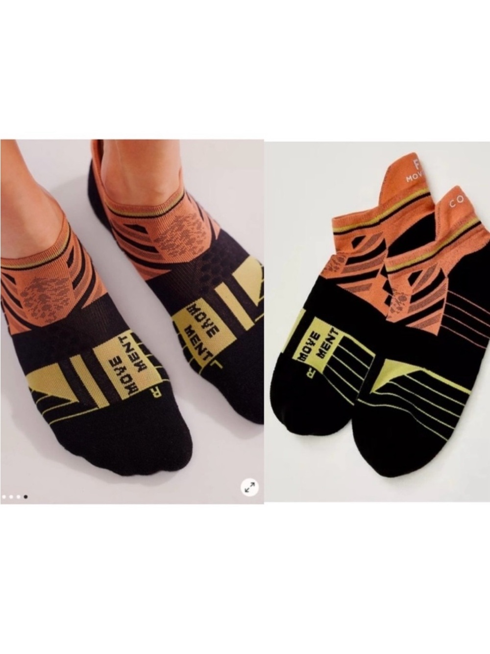 FREE PEOPLE FP Movement x Comrad Ankle Tab Socks Size medium 8-10.5